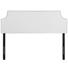 Modway Laura Upholstered Vinyl Full Headboard - White-Fine Vinyl Upholstery