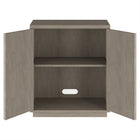Hudson&Canal Alston 28"W Accent Cabinet - Antiqued Grey Oak-Clean with a soft, dry cloth and no harsh chemicals or abrasive cleaning materials