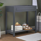 Modway Altura 36" Bathroom Vanity Cabinet - Grey-Non-Marking Foot Caps