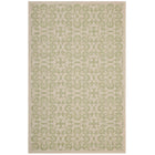 Modway Ariana Vintage Floral Trellis Indoor/Outdoor Area Rug - 9 ft W x 12 ft L - Light Green/Beige-Vintage Floral Trellis Area Rug