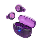 JLab Go Pop True Wireless Earbuds with Active Noise Cancelling - Transparent Purple-24+ hours Bluetooth playtime