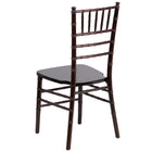 Flash Furniture HERCULES Series Walnut Wood Chiavari Chair-Walnut Finish