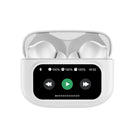 Adesso Xtream T3 In-Ear Bluetooth Wireless Earbuds with Dual Mic - Touch LCD Case - White-Ergonomic & Multi-Platform Compatible: Lightweight, secure fit for all-day comfort, compatible with iOS, Android, Windows, and gaming consoles