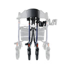 BIOS Living Onyx Deluxe Rollator - 21.5"-8"/20.3cm PVC wheels, allow for optimal steering and rolling comfort