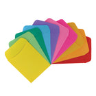 Hygloss Self-Adhesive Library Pockets - 3.5" x 4.875" - 10 Colors - 3 Packs of 30-A best-seller, Library Pockets are a teacher's trusted helper in any classroom setting!