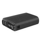 Kopplen Open Box Palm Sized 10000mAh Dual USB-A/C 3.0 Quick Charge Power Bank-Micro USB and USB-C dual input ports for recharging the power bank
