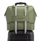 Swiss Gear Mini Weekender with Drop Bottom - Sage Green-Adjustable, removable shoulder strap for flexible carry options