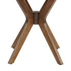 Modway Crossroads 24" Round Wood Side Table - Walnut-8