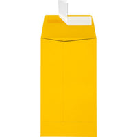 Jam Paper #5 80 lb 1/2 Coin Envelopes - Sunflower Yellow - 50 Pack-Multipurpose mini envelope: These small #5 1/2 Coin Envelopes are great for storing and organizing small items like manufacturing parts, keys, beads, and inventory items. In addition, they work well as archival envelopes for mini collectibles like stamps, coins, rocks, and precious gems. They are designed to fit inside direct mail, letters, and even holiday gift boxes