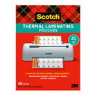 Scotch Dry Erase Thermal Laminating Pouches - 50 Count-Great for children's artwork, signs, flyers, schedules, certificates, and other frequently used documents in the home, office or classroom