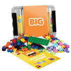 Plus-Plus BIG - 200 piece Tub with 2 Baseplates-Kids will learn to create in 2D or 3D, encouraging open-ended, creative play