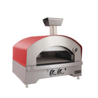 Kucht Napoli Outdoor Portable Propane Pizza Oven - Red-Adjustable Legs