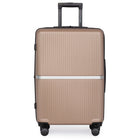 Air Canada Laurentian 24" Hardside Checked Luggage - 360-Degree Spinner - Champagne-Medium checked luggage provides practical packing space for longer trips