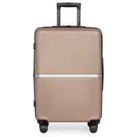 Air Canada Laurentian 24" Hardside Checked Luggage - 360-Degree Spinner - Champagne-Medium checked luggage provides practical packing space for longer trips