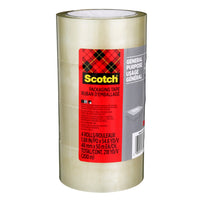 Scotch General Purpose Packaging Tape - 48 mm x 50 m - Clear - 4 Rolls/Pack-Ideal for shipping lighter weight boxes and for general use around the home and office