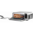 Salton Pizzadesso Professional Air Fryer Pizza Oven with Peel - Stainless Steel-15 pre-programmed cooking functions: air fry, roast, broil, toast, bagel, bake, warm, defrost, ferment, dehydrate, frozen pizza, veggies, fries, wings, and cake. 
