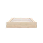 Nexera James Platform Bed - Queen Size - Natural Blonde Oak-Versatile Silhouette: Rectangular shape complements various decor styles