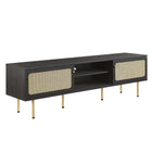 Modway Cambria 70" TV Stand - Black-Modern TV Stand