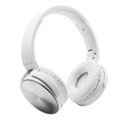 Polaroid On-Ear Wireless Headphones -  Silver-High-definition wireless stereo sound, 3 LED light-up settings and Wirelessly listen to and control music