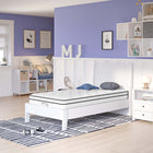 Modway Jenna 6" Innerspring and Foam Twin Mattress-Breathable Foam Layer