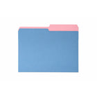Merangue Pool Summer File Folder - 3 Pack-File folders colours in Orange, Pink, and Blue with coloured tabs