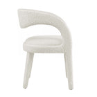 Modway Pinnacle Boucle Upholstered Dining Chair - Ivory - 2 Pack-7