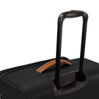 Bugatti Cannes 25.50" Softside Spinner Check-in Luggage - Black-Lined interior with practical pocket and tightening straps to keep content organized and in place