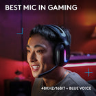 Logitech G522 Lightspeed  Wireless Gaming Headset - Full-Band Mic - Advanced Audio -Tri-Connect - Black-Immerse Yourself: State-of-the art PRO-G audio drivers deliver synchronized 48 Khz/24 bit audio for exceptional sound quality, low distortion, and rich bass on this wireless headset