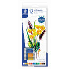 Staedtler Acrylic Paint - 12 ml - Assorted Colours - 12 Pack-12 ml (0.4 fl oz) paint tubes
