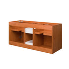 Modway Scenic 48" Double Sink Compatible Bathroom Vanity Cabinet - Cherry/Walnut-Fixtures Not Included