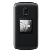 TCL Flip - 8GB - Black - Bell and Virgin Plus-Dual Displays with an intuitive interface – an external 1.44" preview screen for easy-to-read notifications and an internal 2.8" display, packed with accessibility features