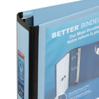 Staples Better Binder - 1-1/2" - Light Blue-Framed clear window makes these ideal for use as presentation binders