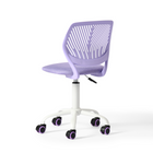 Homy Casa Teen Task Chair - Purple-Material: PP, Mesh, Metal