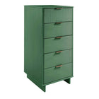 Manhattan Comfort Granville 23.62" Modern Tall Narrow Dresser - Sage Green-17.72" L x 23.62" W x 48.98" H