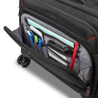 Samsonite Xenon 4 Mobile Office 15.6" Briefcase  - Black-Dual Spinner wheels make it easy to navigate narrow airplane aisles as well as over a variety of surfaces