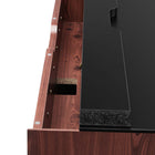 Modway Kinetic 49" Wall-Mount Office Desk - Black Cherry-7