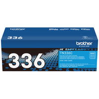 Brother TN336 High-Yield Cyan Toner Cartridge-Cyan toner produces vivid, colourful documents