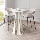 Zuo Axis Bar Table - White-Material: Steel