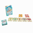 USAopoly Flip 7 -Unique Playing Deck - The deck is stacked with multiples of each number, from twelve 12’s, eleven 11’s and so on, along with special action and modifier cards for added excitement