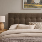 Modway Emily Fabric Upholstered King Size Headboard - Mocha-Seven Mounting Positions