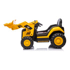 Freddo CAT Loader 12V Ride-on - Yellow-Forward/Backward Movement: Kids can easily maneuver the loader around