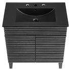 Modway Render 30" Bathroom Vanity - Charcoal/Black-8