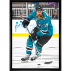 Joe Thornton San Jose Sharks - Framed Canvas - 22" x 31"-Premium canvas print with gallery-wrapped edges