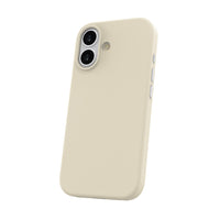 TUFF8 GlideAir Mag Rugged Case for iPhone 17 - White-Soft-touch Exterior: Features a silky-smooth finish that feels gentle in your hand while offering a secure grip