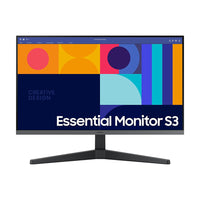 Samsung 24" Essential S3 S33GC FHD 4 ms 100Hz LCD Monitor - Black-Superfluid entertainment experience. AMD FreeSync keeps your monitor and graphics card refresh rate in sync to reduce image tearing. Watch movies and play games without interruptions. Even fast scenes look seamless and smooth.