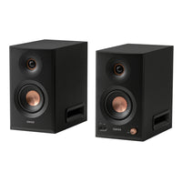 Edifier MR5 True Sound Monitoring Speaker - Black-Studio-Grade Sound with 3-way active crossover system. 5" long-throw woofer, 3.75" mid driver, and 1" silk dome tweeter for accurate, detailed audio reproduction.
