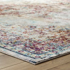 Modway Success Merritt Transitional Distressed Floral Vintage Medallion Area Rug - 4 ft W x 6 ft L - Multicolored-100% Soft Cross-Woven Polypropylene