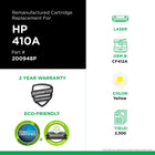 CIG HP 410A Remanufactured Toner Cartridge - Standard Yield - Yellow-Environmentally Friendly: Remanufactured from an original HP recycled cartridge