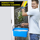 Gritt Commercial Window & General Cleaning Bucket - 11.4 L - 2 Pack-Equipped with a sturdy handle for a comfortable grip