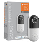LEDVANCE SMART+ WiFi Smart Outdoor Doorbell Camera - White-This product requires a 2.4GHz WiFi network.